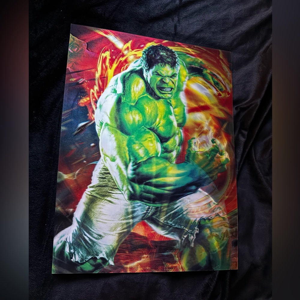 Image Changing 3D Holographic Lenticular Poster 3-in-1 poster 15.5” x 11.5”